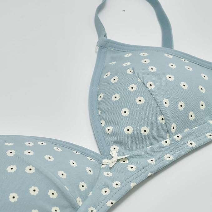 Sutien fara armatura pentru fete DIM Les Pockets, albastru, 80A [3]