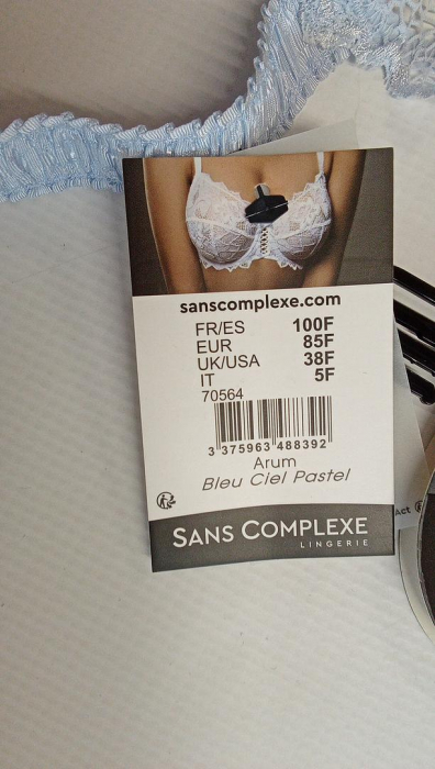 Sutien pentru femei Sans Complexe Arum 70564 Classic, Marimea 85F [3]