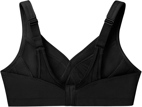 Sutien sport pentru femei Glamorise Magiclift, negru, 100F [6]