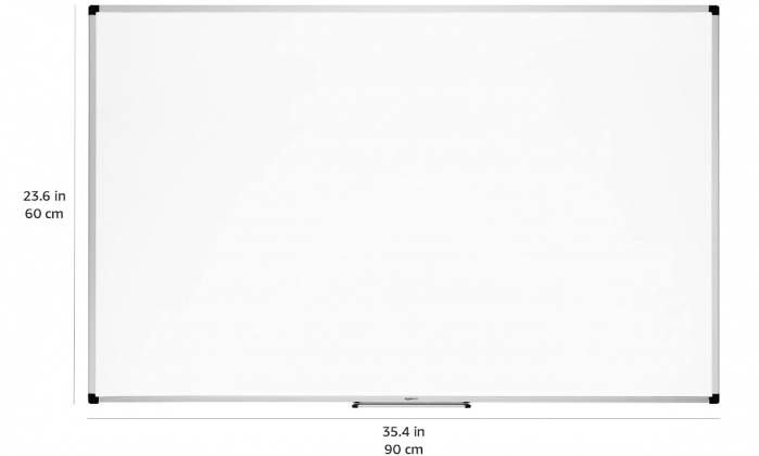 Tablă albă magnetica Amazon Basics, 90 cm x 60 cm (Lxl) [9]