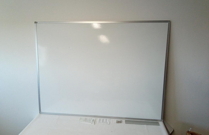 Tablă albă magnetică BoardsPlus, pentru perete, 120 x 90 cm [3]