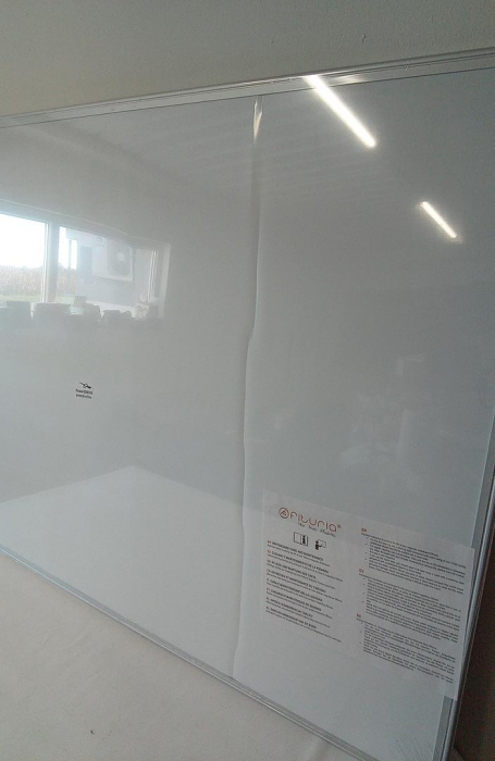 Tablă albă magnetică OFITURIA, pentru perete, 120 x 90 cm [3]