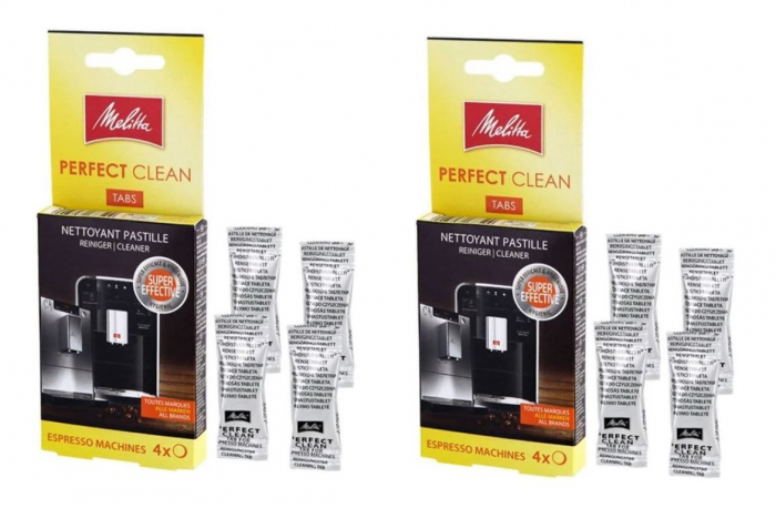 Tablete de curatare pentru espressor, Melitta 6762481 Perfect Clean, 4 buc x 1.8 g [2]