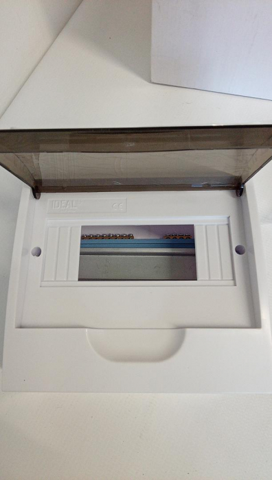 Tablou de siguranțe IP40, 1 rând, 8 module, Cutie de distribuție mică [3]