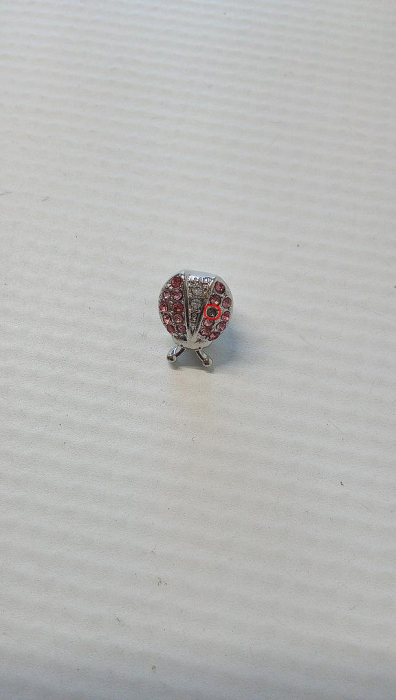 Talisman gărgăriță/buburuză din argint 925, breloc pentru brățară Pandora [2]