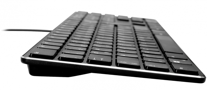 Tastatură cu fir silențioasă Speedlink RIVA Scissor Keyboard pentru PC, cu USB, layout german, negru [4]
