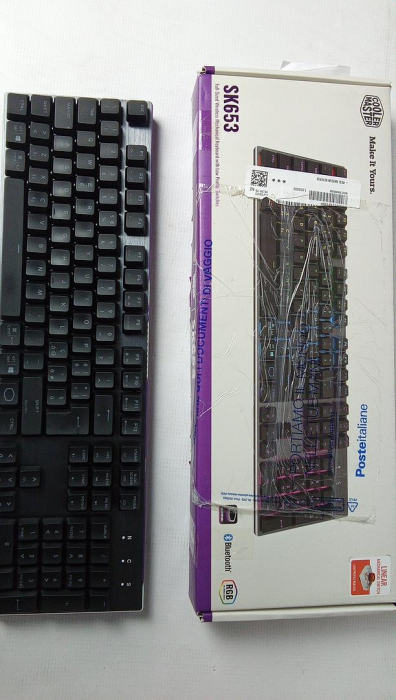 Tastatură mecanică Cooler Master SK653, QWERTY IT fără fir, Bluetooth/hibrid cu fir, RGB [4]