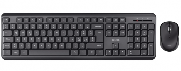 Tastatură si mouse fără fir Trust Ody, Tastatura silentioasa cu Layout Italian [6]