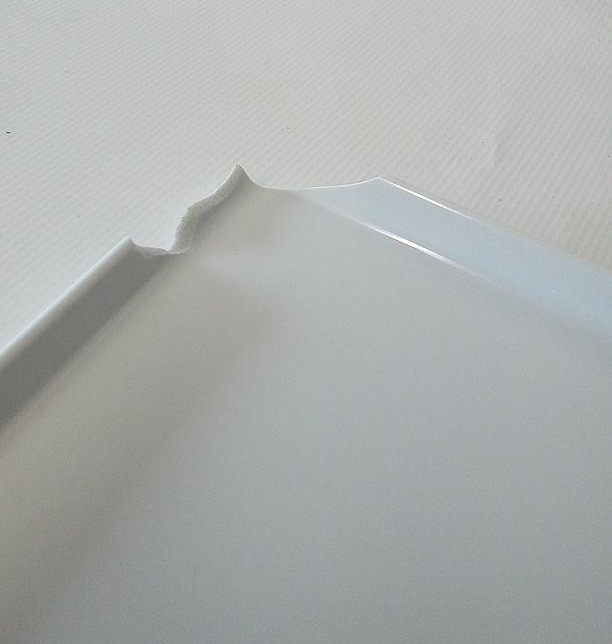 Tavă de servire Thermohauser 3000243891 din melamină, alb, 60,0 x 40,0 x 1,7 cm [3]