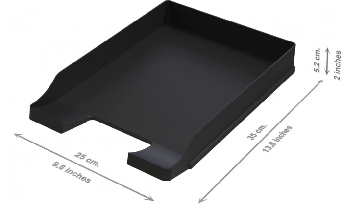 Tava pentru documente A4, 35 x 25 x 5 cm [3]
