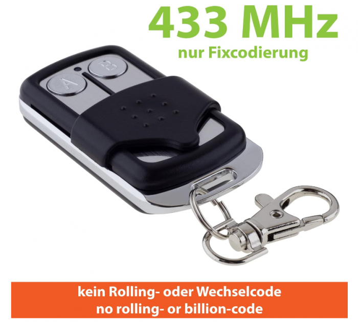 Telecomandă SeKi 433MHz pentru ușa de garaj cu 2 canale [3]