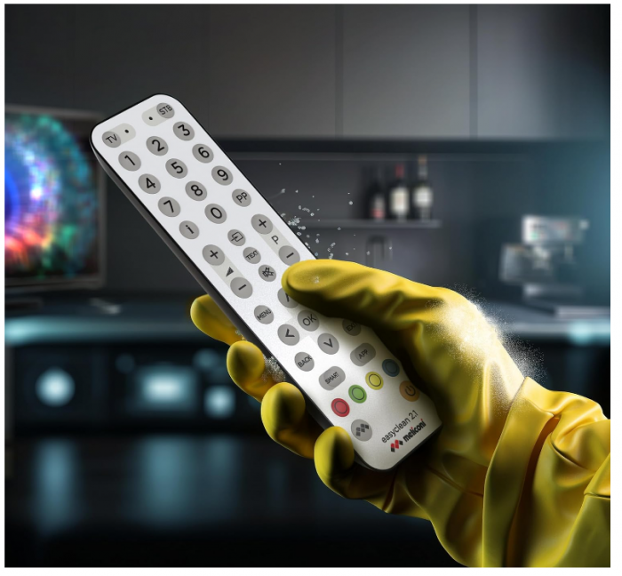 Telecomandă universală 2 în 1 Meliconi pentru televizor și decodor, ușor de curățat [3]