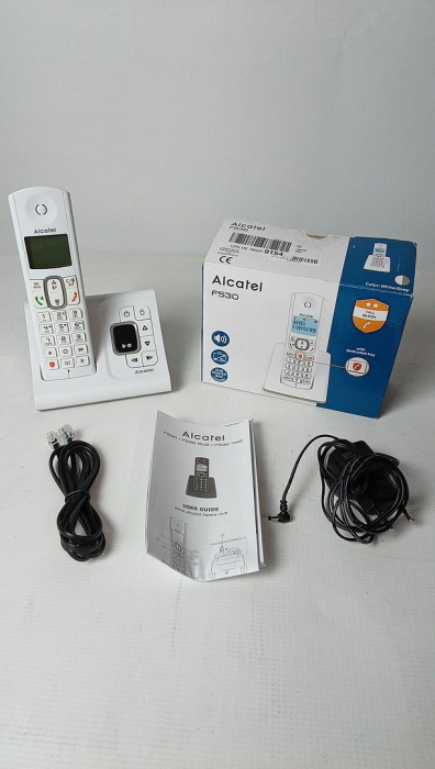 Telefon fără fir Alcatel Classic F530 DECT, alb [2]