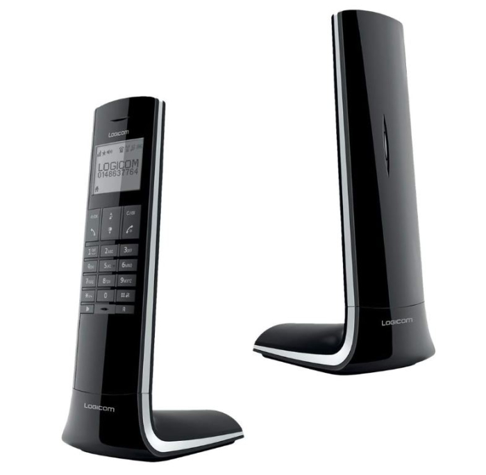 Telefon DECT fără fir Logicom Luxia 150, negru [6]