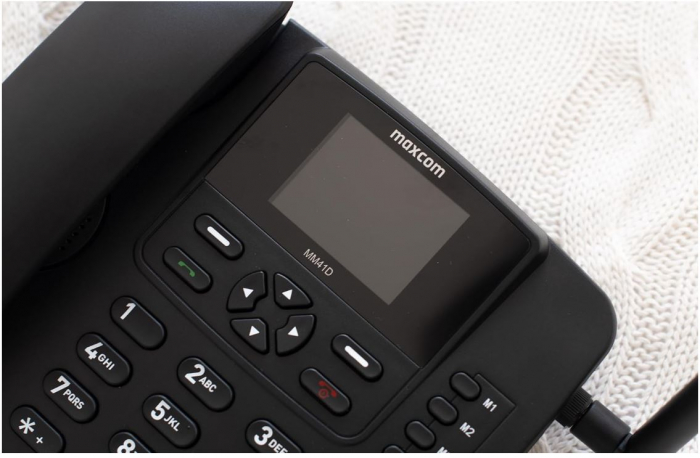 Telefon fix Maxcom MM41D, Port RJ45, hotspot WiFi, Negru [7]