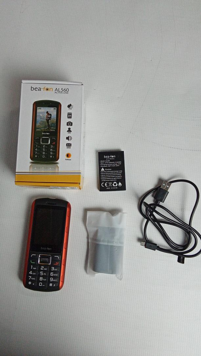 Telefon mobil Beafon AL560_EU001BR, 16 GB, 2.4 Inches, Negru/Roșu [2]