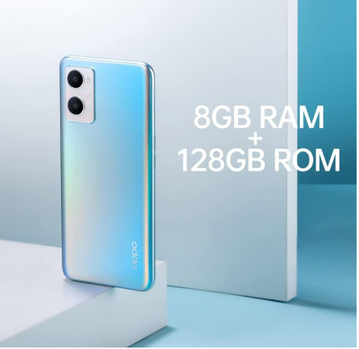 Telefon mobil OPPO A96, Dual SIM, 128GB, 8GB RAM, 4G, 5000mAh, 33W, albastru [9]