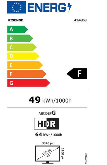 Televizor LED Smart HISENSE 43A6BG, Ultra HD 4K, 108cm [10]