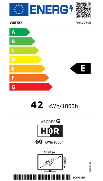 Televizor LED Smart VORTEX V43V750S, FullHD, 109cm [8]