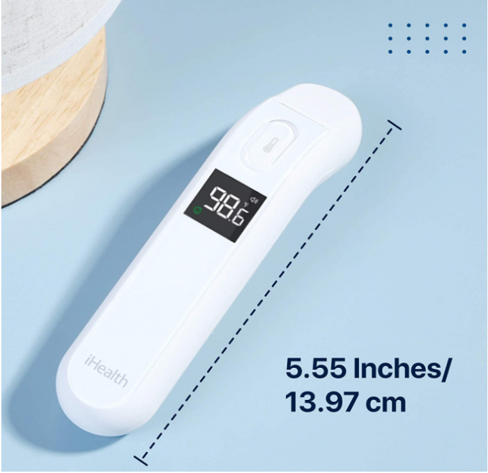 Termometru cu infraroșu pentru frunte fara contact iHealth (PT2L) [6]