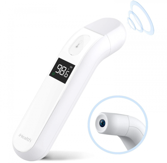 Termometru cu infraroșu pentru frunte fara contact iHealth (PT2L) [8]