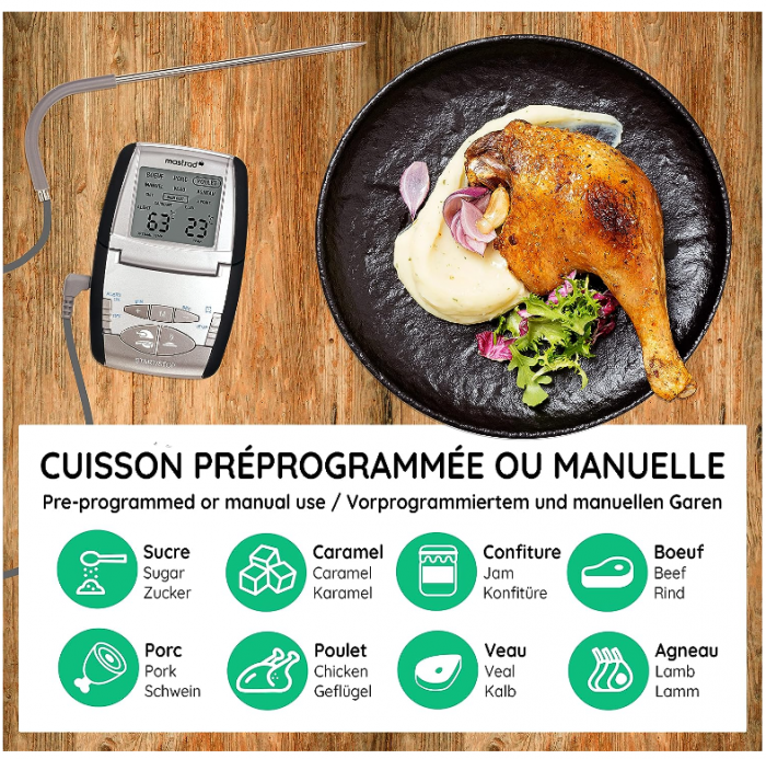 Termometru digital alimentar pentru prăjire Mastrad [3]