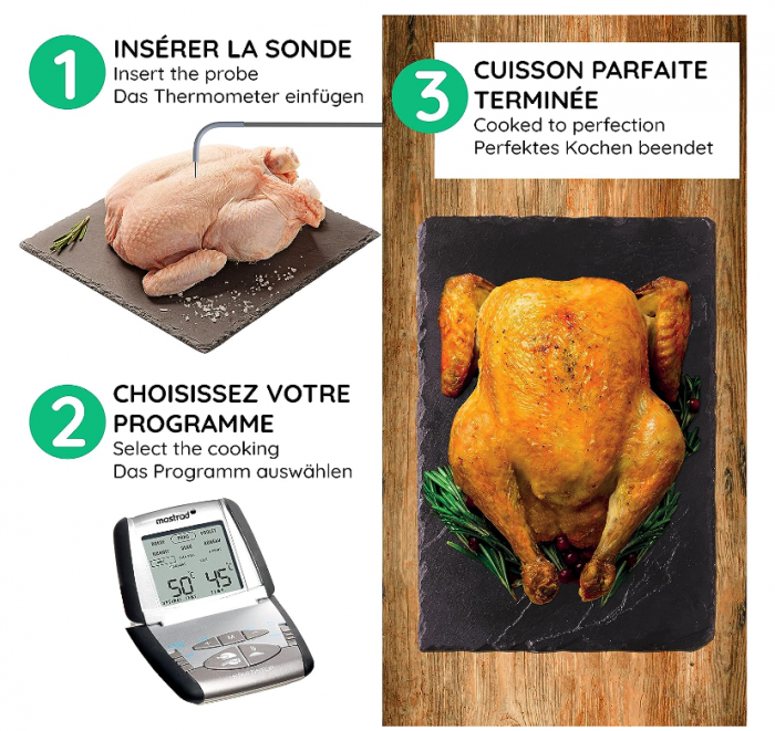 Termometru digital alimentar pentru prăjire Mastrad [2]