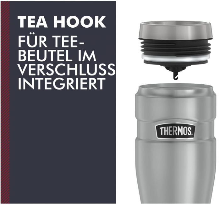 Termos/Cană termoizolantă THERMOS, 0,47 l, oțel inoxidabil mat [6]