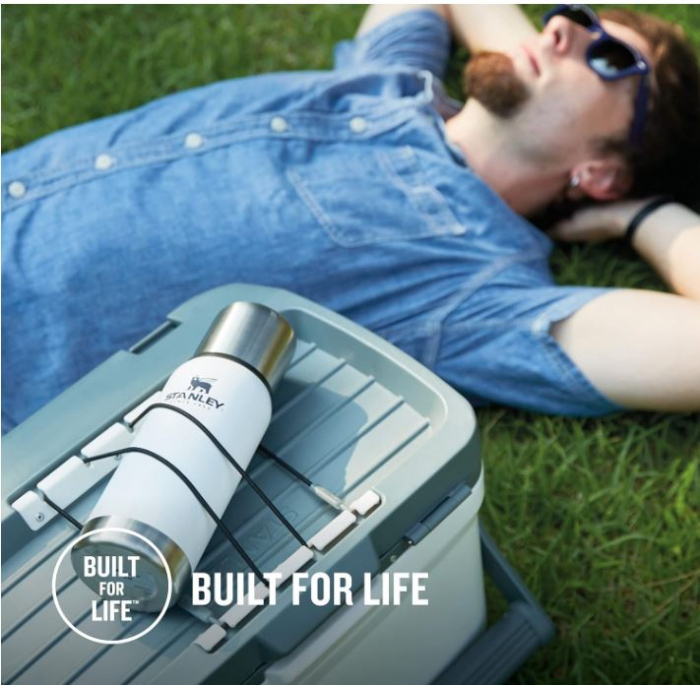 Termos Stanley Adventure, 1L, fara BPA, otel inoxidabil, alb [9]