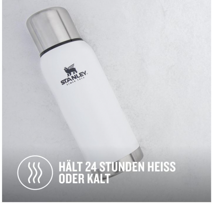 Termos Stanley Adventure, 1L, fara BPA, otel inoxidabil, alb [11]