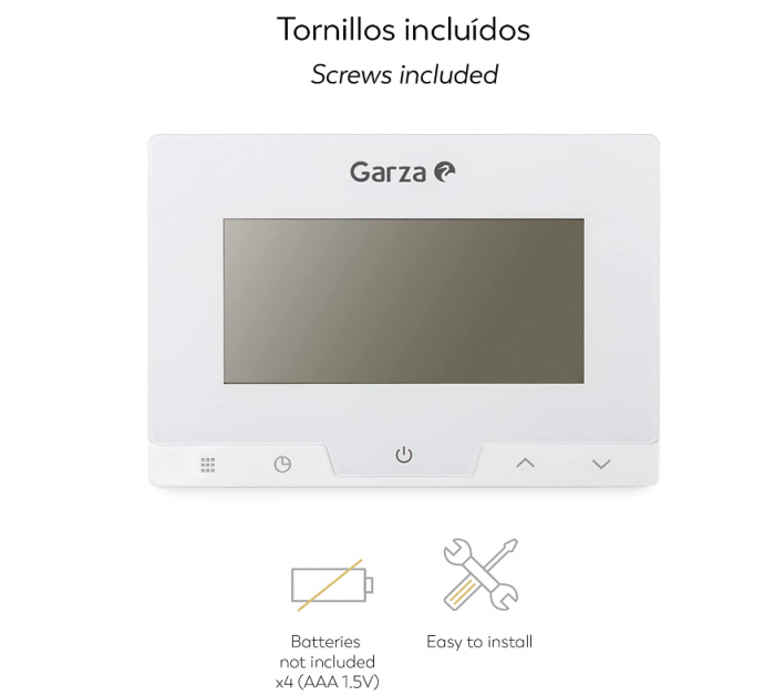 Termostat digital programabil Garza Heron, alb [3]