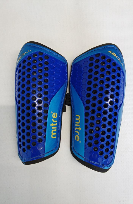 Tibiere fotbal pentru barbati Mitre Aircell, albastru, XL [2]