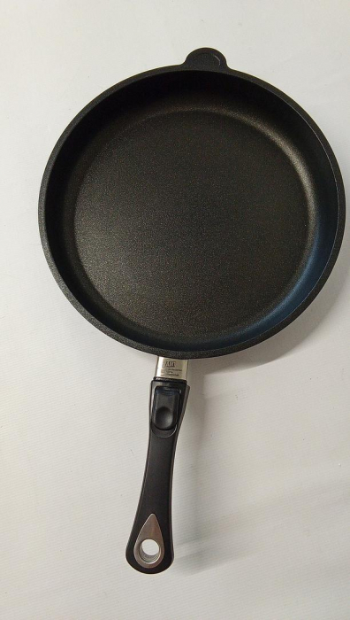 Tigaie AMT Gastroguss Diametru 32 cm, Înălțime 5 cm, Mâner detașabil, Aluminiu, AMZN-532-Z20B [2]