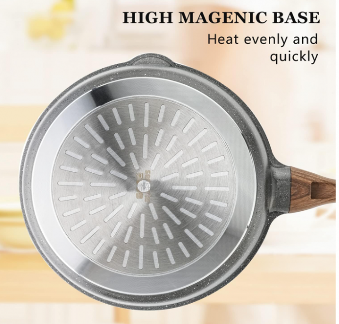 Tigaie antiaderentă SENSARTE, diametru 26 cm, volum 4 litri, cu capac, compatibilă cu inducție [11]