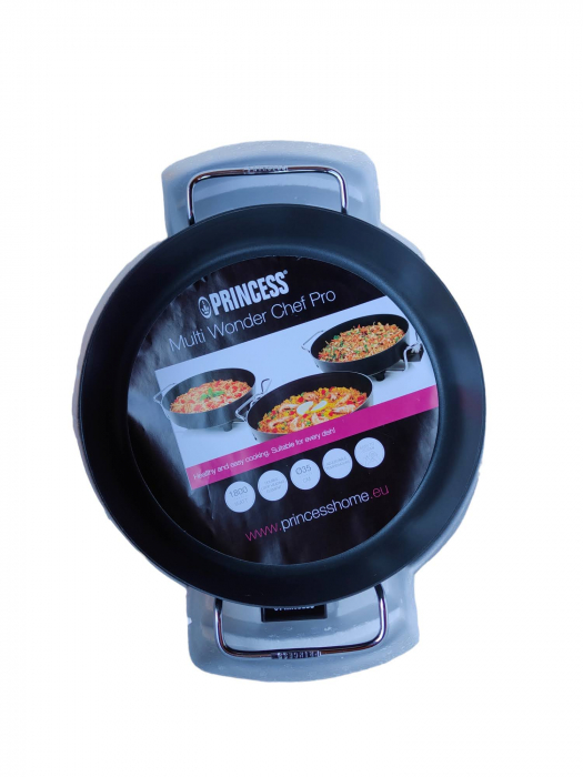 Tigaie electrică Princess, 35 cm diametru, 5.4 L, 1800 W [3]