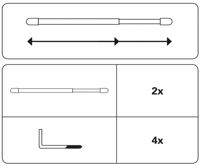 Tijă de perdea din metal [3]