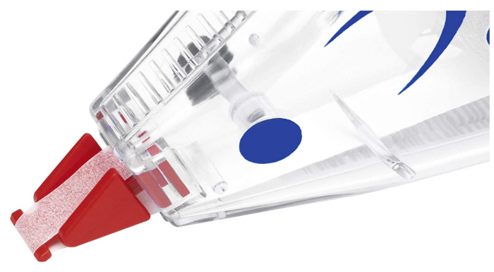 Tipp-Ex Benzi de corectare rezistente la rupere cu alunecare lină, culoare albă, 6m x 5mm, cutie de 10 [6]