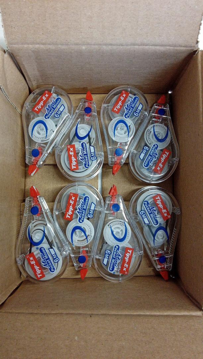 Tipp-Ex Benzi de corectare rezistente la rupere cu alunecare lină, culoare albă, 6m x 5mm, cutie de 10 [2]