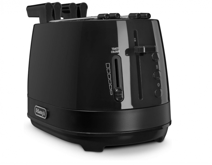 Toaster Delonghi CTLAP2203BK, 2 felii, 550W, Negru [2]