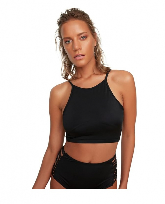 Top de bikini pentru femei Trendyol TBESS21BU0027, negru, EU40/L [1]