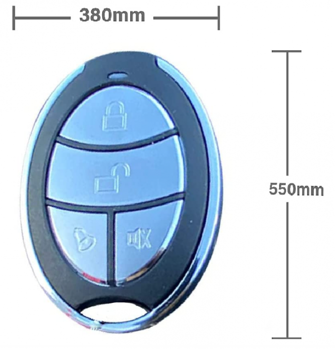 Transmițător pentru deschiderea ușii de garaj cu telecomandă HD-LINE hormann hsm4/2 - Marantec Type302 [4]