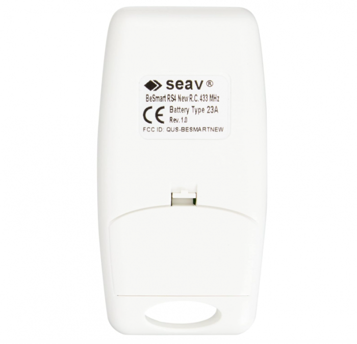 Transmitator Quad cu Cod de Rulare 433 MHz Seav Besmart RS4, Albastru [2]