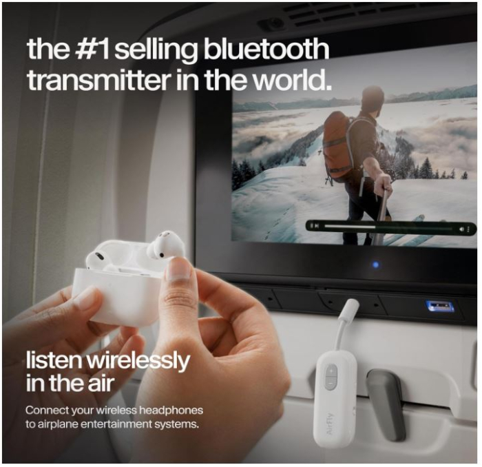 Transmitator wireless AirFly TwelveSouth, Compatibil cu Apple Airpods, Alb [5]