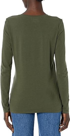 Tricou cu mânecă lungă Amazon Essentials pentru femei, Marimea XL [4]