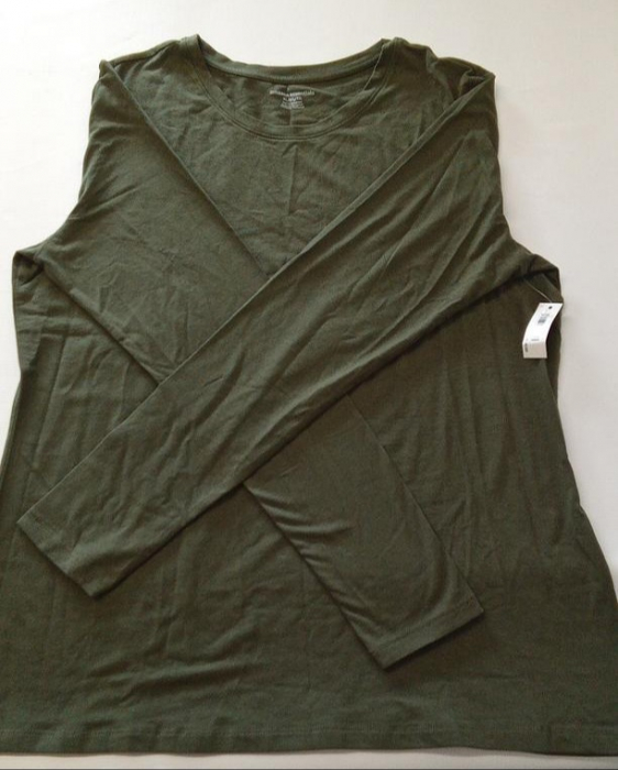 Tricou cu mânecă lungă Amazon Essentials pentru femei, Marimea XL [2]