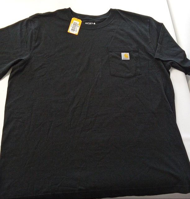 Tricou cu mânecă scurtă Carhartt pentru bărbați, cu buzunar, Marimea XL [2]