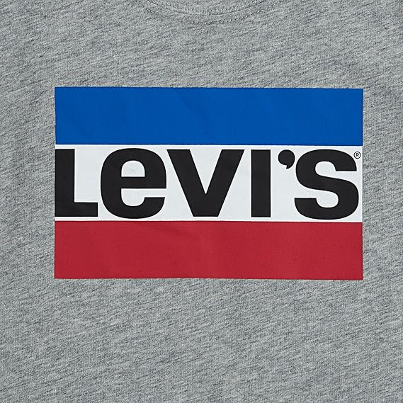 Tricou cu maneca scurta pentru baieti Levi's Lvb Sportswear Logo Tee, gri, 10 ani, 140 cm [7]