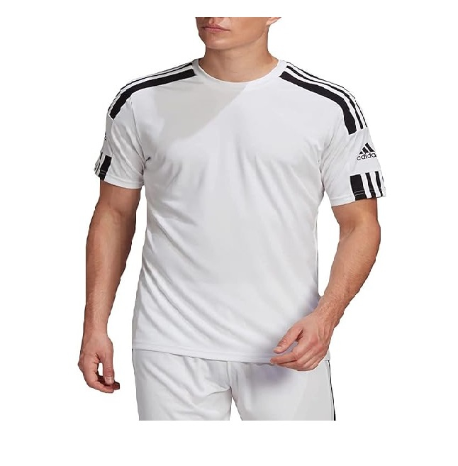 Tricou cu mânecă scurtă pentru bărbați Adidas Squadra 21, GN5723, alb/negru, L [1]