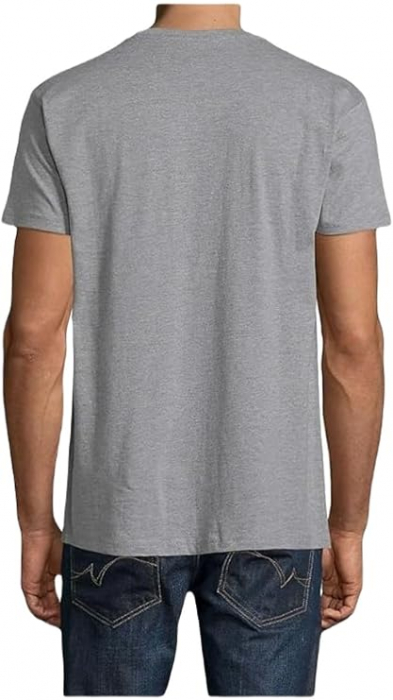 Tricou cu maneca scurta pentru barbati American College, gri, S [2]