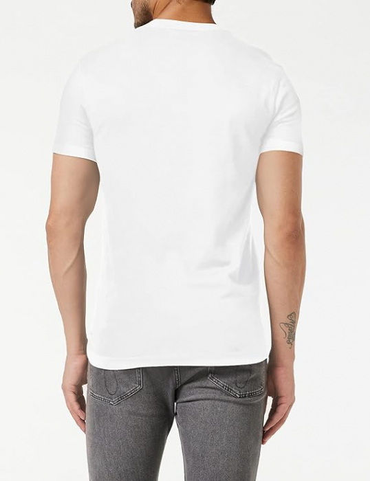 Tricou cu mânecă scurtă pentru bărbați Calvin Klein Jeans, alb, M [4]